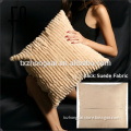 Factory directly wholesale price real rabbit fur sheared pillow case/real rabbit fur pillow case